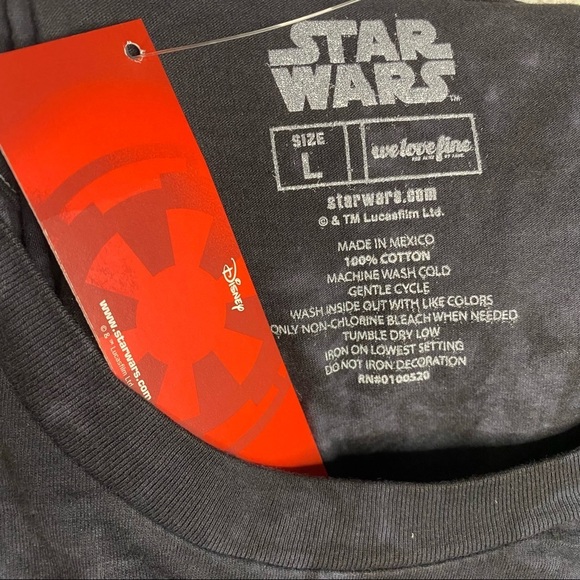 Star Wars Lord Vader Rising Galactic Tour Shirt Large Black Red Empire - Picture 3 of 10